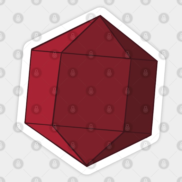 Ruby Sticker by M7xFR